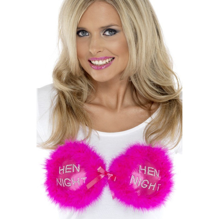 Hen Night Pasties, Hot Pink with Strass