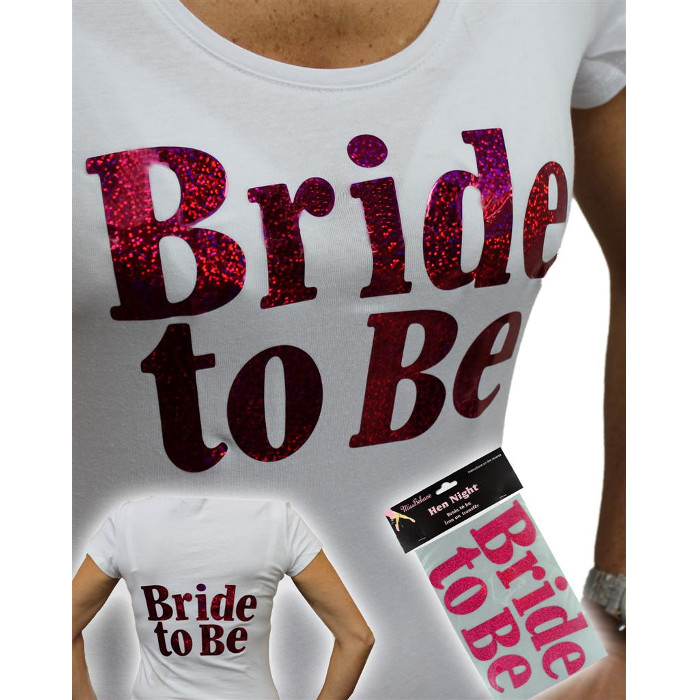 Iron on Logo 'Bride to be'